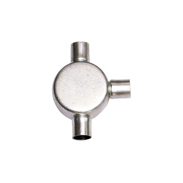 20mm Galvanised Conduit Box 3 Way